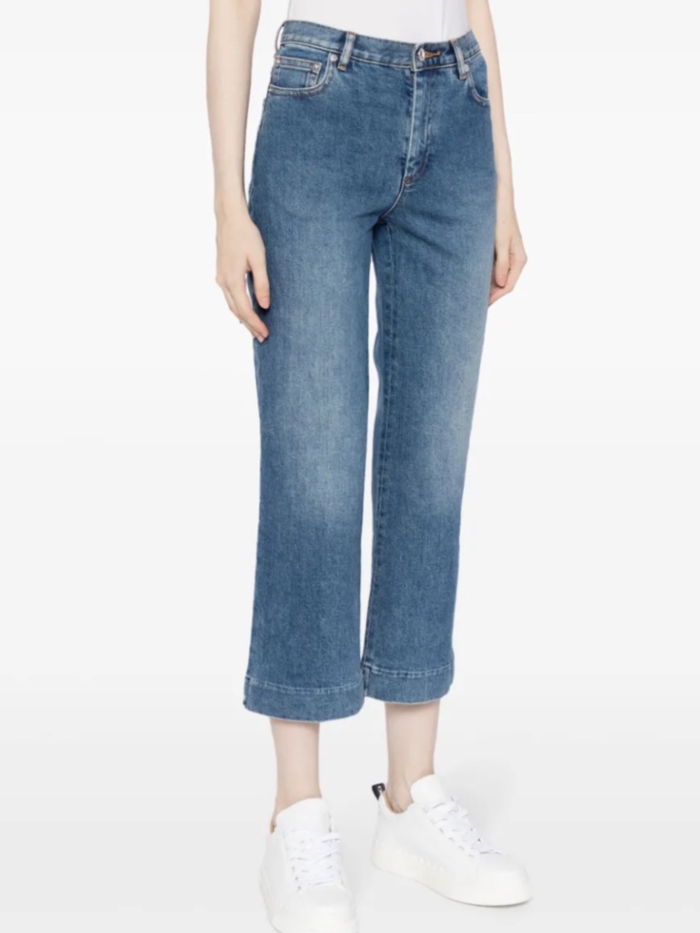 A.P.C. Denim Sailor Crop Jeans, New women's size 28(27)